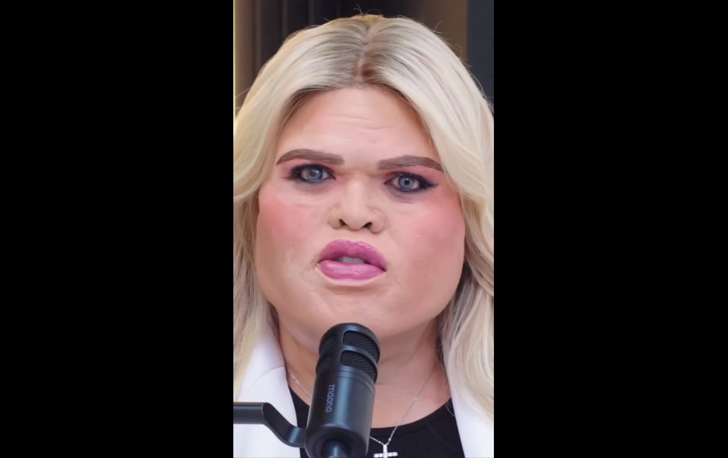 A screenshot from Druksi’s “How Conservative Women In America Act” video.